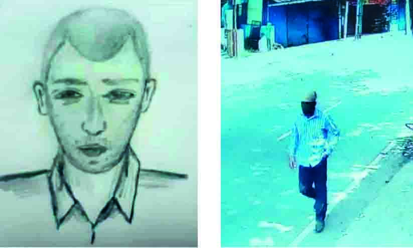 യുവതിയുടെ കൊലപാതകം: പ്രതിയെന്ന് സംശയിക്കുന്നയാളുടെ രേഖാചിത്രം പുറത്തുവിട്ടു