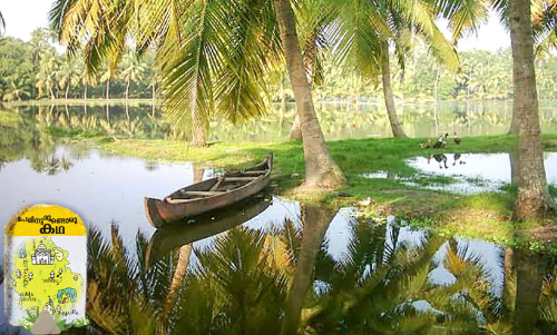 പുന്നമരങ്ങളും മനകളും ചേർന്ന് എഴുപുന്ന