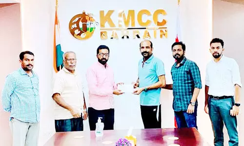 കെ.​എം.​സി.​സി ബ​ഹ്‌​റൈ​ൻ അ​ൽ​അ​മാ​ന സാ​മൂ​ഹി​ക സു​ര​ക്ഷ ഫ​ണ്ട്‌ കൈ​മാ​റി