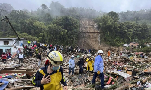 കൊളംബിയയിൽ മണ്ണിടിച്ചിൽ; 14 മരണം