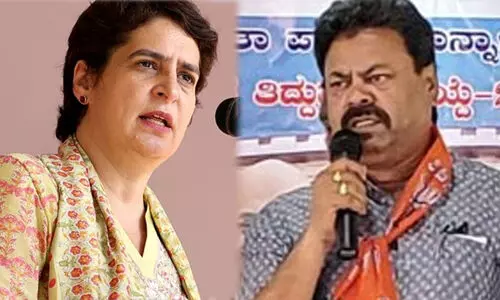 സ്​ത്രീകളുടെ ചില വസ്​ത്രങ്ങൾ ആവേശമുണ്ടാക്കുന്നു; പ്രിയങ്കക്ക് ഇൗ രാജ്യത്തി​െൻറ സംസ്​കാരവും പാരമ്പര്യവും ​ മനസിലാകാൻ സാധ്യതയില്ലെന്ന്​ ബി.ജെ.പി എം.എൽ.എ