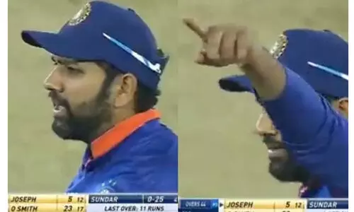 ഓട്രാ അവിടേക്ക്; ചാഹലിനോട് കലിപ്പിട്ട് രോഹിത്, വിഡിയോ വൈറൽ