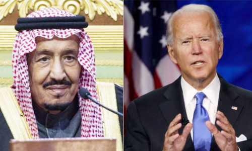 ജോ ബൈഡനുമായി ഫോൺ സംഭാഷണം നടത്തി സൽമാൻ രാജാവ്