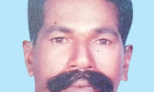 മ​ത്സ്യ​ബ​ന്ധ​ന​ത്തി​നി​ടെ ക​ട​ലി​ൽ വീ​ണ്​ തൊ​ഴി​ലാ​ളി മ​രി​ച്ചു