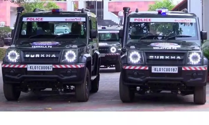 പൊലീസിന് കരുത്തായി ഗൂർഖ എസ്.യു.വികൾ സ്റ്റേഷനുകളിൽ പൊലീസിന് കരുത്തായി ഗൂർഖ എസ്.യു.വികൾ സ്റ്റേഷനുകളിൽ