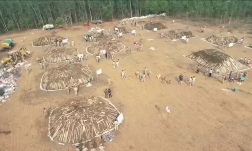 ഓപറേഷന് പരിവര്ത്തന; ആന്ധ്ര പൊലീസ് പിടിച്ചെടുത്ത് നശിപ്പിച്ചത് രണ്ട് ലക്ഷം കിലോ കഞ്ചാവ് ഓപറേഷന് പരിവര്ത്തന; ആന്ധ്ര പൊലീസ് പിടിച്ചെടുത്ത് നശിപ്പിച്ചത് രണ്ട് ലക്ഷം കിലോ കഞ്ചാവ്