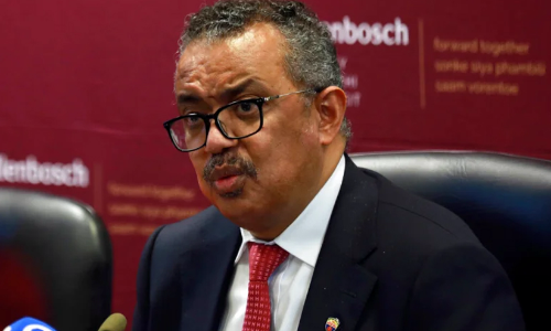 WHO Director-General Dr Tedros Adhanom Ghebreyesus
