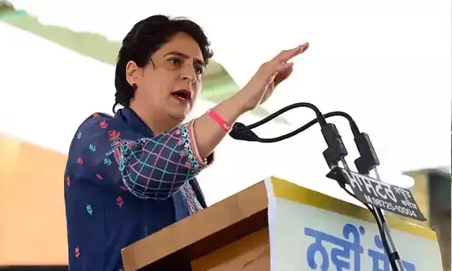 ബി.ജെ.പി പ്രവർത്തിക്കുന്നത് വൻകിടക്കാർക്ക് -പ്രിയങ്ക