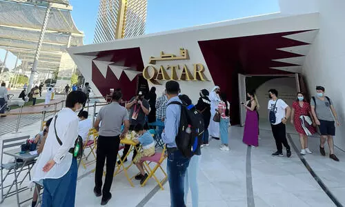 ദുബൈ എക്സ്​പോ: ഖത്തർ പവിലിയനിൽ എട്ടു​ലക്ഷം സന്ദർശകർ​