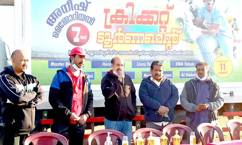 മാസ് തബൂക്ക് ക്രിക്കറ്റ് മാമാങ്കത്തിന് ആവേശ തുടക്കം മാസ് തബൂക്ക് ക്രിക്കറ്റ് മാമാങ്കത്തിന് ആവേശ തുടക്കം