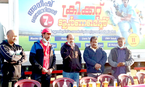 മാ​സ് ത​ബൂ​ക്ക് ക്രി​ക്ക​റ്റ് മാ​മാ​ങ്ക​ത്തി​ന് ആ​വേ​ശ​ തു​ട​ക്കം