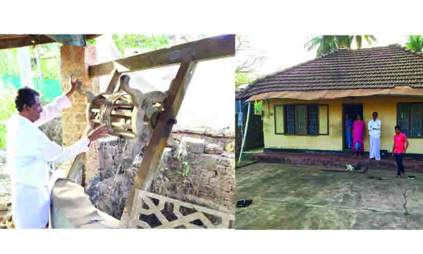ദേ​ശീ​യ​പാ​ത വി​ക​സ​നം: വീടിനു പുറമെ ഒന്നരനൂറ്റാണ്ട്​​ പഴക്കമുള്ള കിണറും നഷ്ടമാവു​ന്ന ആധിയിൽ പത്മനാഭ