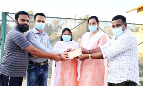 സ്​​പ​ന്ദ​നം കു​വൈ​ത്ത്​ ചി​കി​ത്സ​സ​ഹാ​യം കൈ​മാ​റി