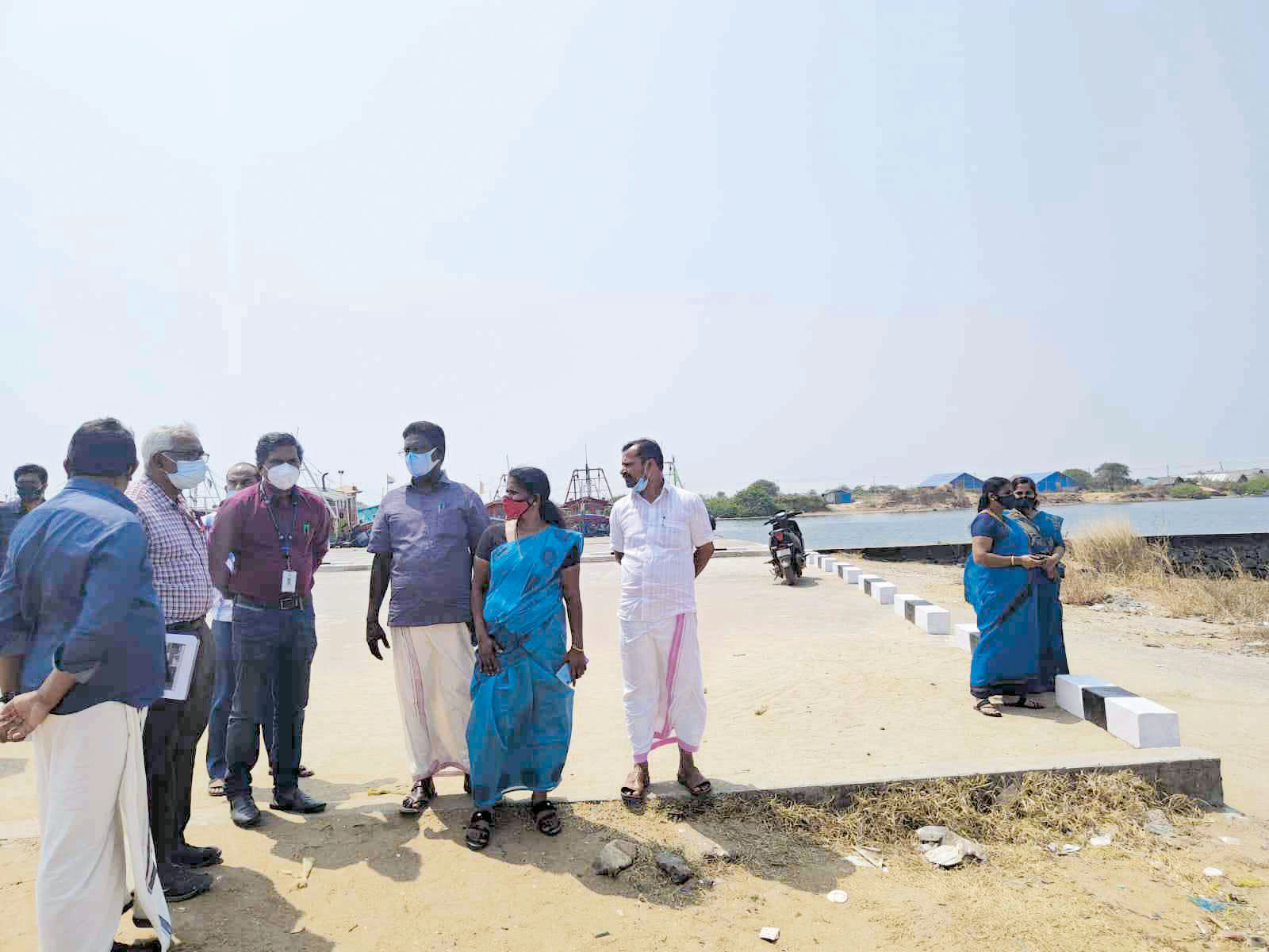 Seawater in Ponnani Seawater in Ponnani