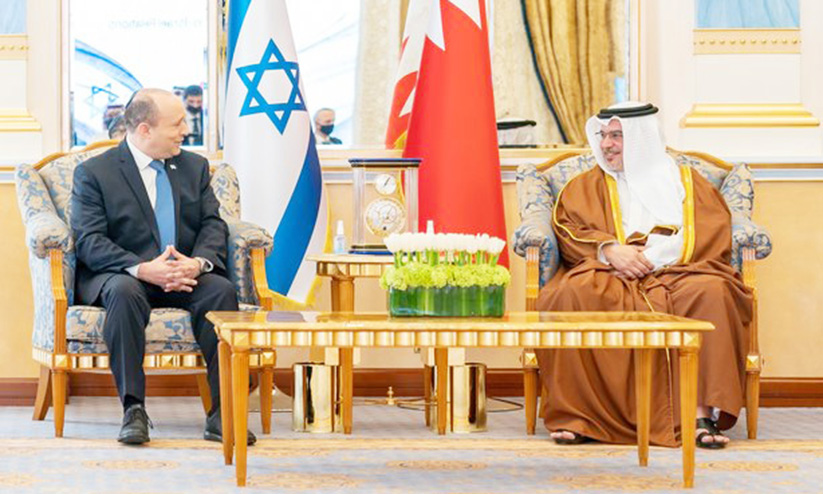 ഇസ്രായേൽ പ്രധാനമന്ത്രിയുമായി കിരീടാവകാശി ചർച്ച നടത്തി ഇസ്രായേൽ പ്രധാനമന്ത്രിയുമായി കിരീടാവകാശി ചർച്ച നടത്തി