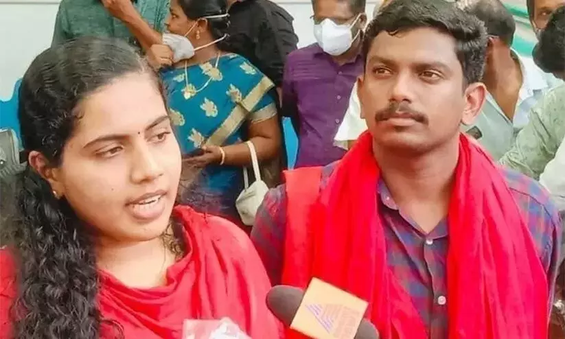 Arya Rajendran, Sachin Dev