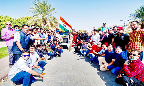 ലോ​കം ചു​റ്റാ​നി​റ​ങ്ങി​യ മ​ല​യാ​ളി​ക​ൾ​ക്ക് റി​യാ​ദി​ൽ വ​ൻ വ​ര​വേ​ൽ​പ്