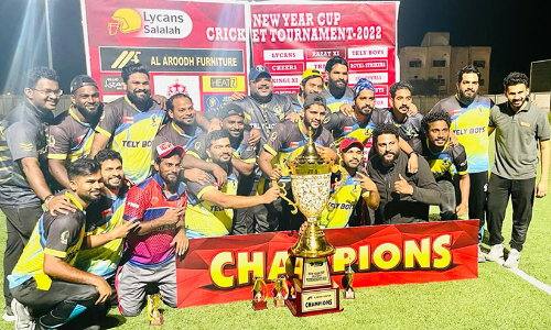 ന്യൂ ​ഇ​യ​ർ ക​പ്പ് ക്രി​ക്ക​റ്റ്: ടെ​ലി ബോ​യ്സ് ജേ​താ​ക്ക​ൾ