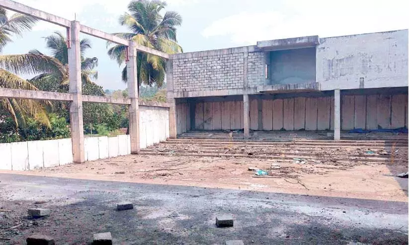 Construction of the Modern Convention Center is halfway done