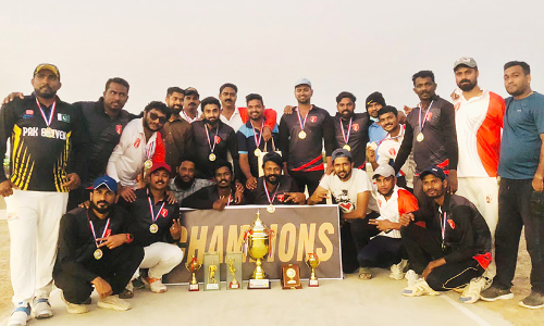 ക്രി​ക്ക​റ്റ്‌ ടൂ​ർ​ണ​മെ​ന്‍റ്​: റ​വ​ണ​ക്ക്‌ സു​ഹാ​ർ ജേ​താ​ക്ക​ൾ