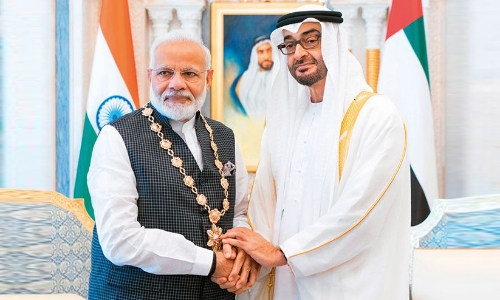 ഇന്ത്യ-യു.എ.ഇ ഉച്ചകോടി ഇന്ന്​;  വ്യാപാരക്കരാറുകൾ ഒപ്പുവെക്കും