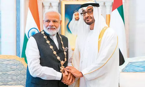 ഇന്ത്യ-യു.എ.ഇ ഉച്ചകോടി ഇന്ന്​;  വ്യാപാരക്കരാറുകൾ ഒപ്പുവെക്കും