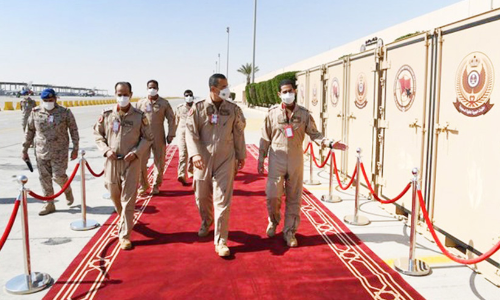 സൗദി വ്യോമസേന മേധാവി കിഴക്കൻ പ്രവിശ്യയിലെത്തി