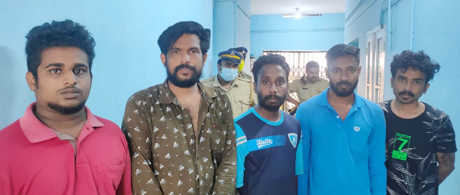 Five goons arrested with drugs worth Rs 30 lakh Five goons arrested with drugs worth Rs 30 lakh