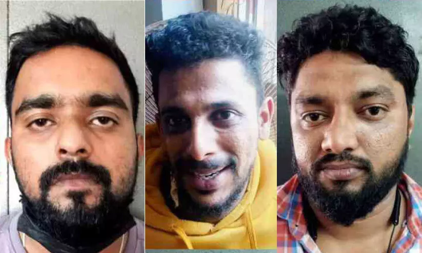 തലശ്ശേരിയിൽ എം.ഡി.എം.എയുമായി മൂന്നുപേർ അറസ്റ്റിൽ തലശ്ശേരിയിൽ എം.ഡി.എം.എയുമായി മൂന്നുപേർ അറസ്റ്റിൽ
