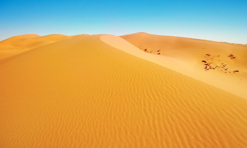 ഹൃദ്യമായ കാഴ്ചയൊരുക്കി ബദ്‌റിലെ മണൽക്കുന്നുകൾ