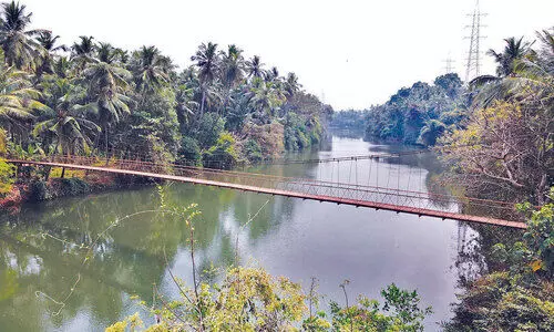 Peralassery offers riverside views