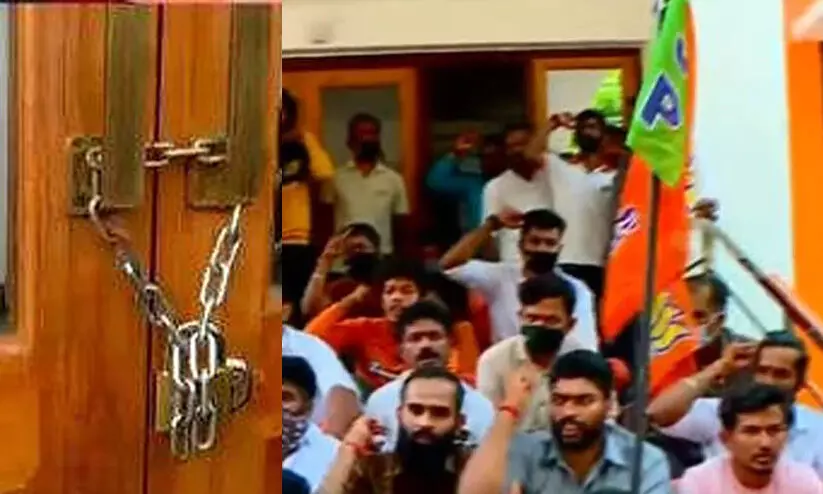 കുമ്പള: പ്രശ്നം പരിഹരിക്കാനാവാതെ ബി.ജെ.പി നേതൃത്വം