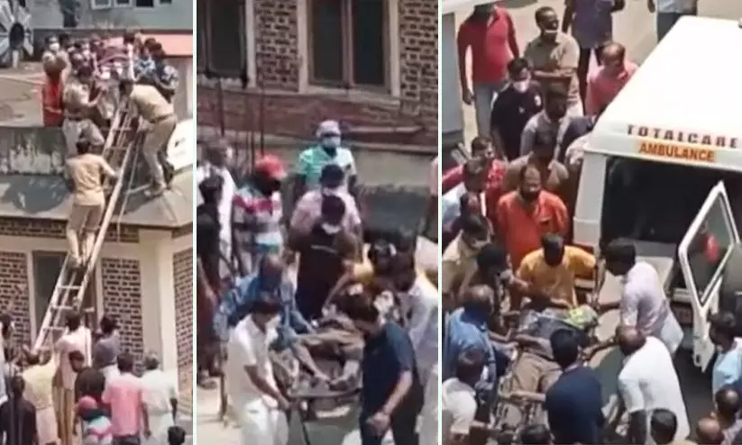 ചാവക്കാട് കെട്ടിടത്തിൽനിന്ന് ചാടി യുവാവും യുവതിയും; പരിക്കുകളോടെ ആശുപത്രിയിൽ