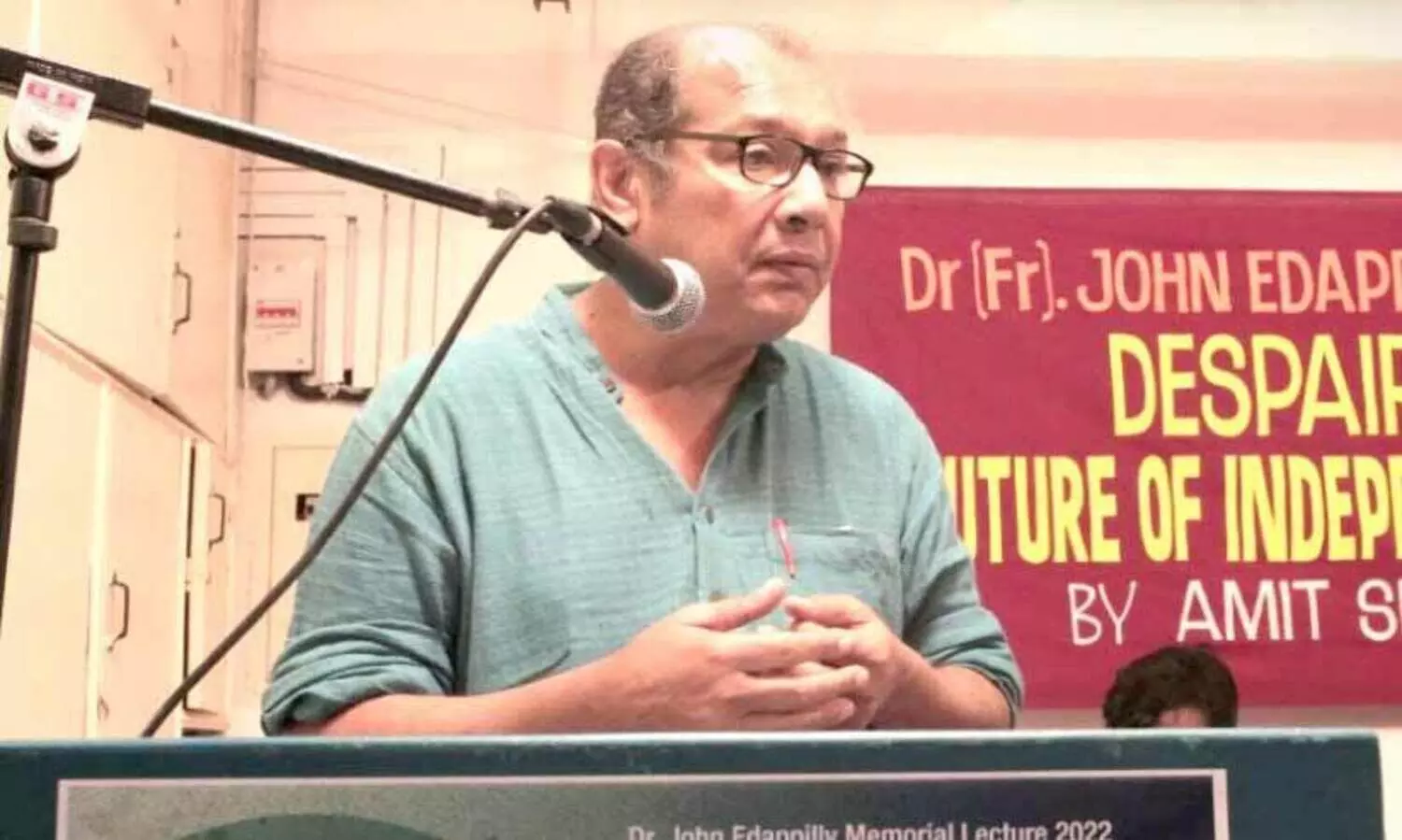 മനസ്സ്​ അടിയറവെക്കാത്ത മാധ്യമ പ്രവർത്തകരിലാണ് പ്രതീക്ഷ -അ​മി​ത് സെ​ൻ​ഗു​പ്ത