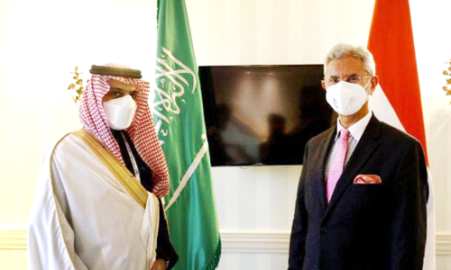 സൗദി, ഇന്ത്യൻ വിദേശകാര്യ മന്ത്രിമാർ കൂടിക്കാഴ്​ച നടത്തി
