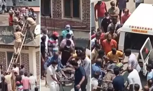 ചാവക്കാട് കെട്ടിടത്തിൽനിന്ന് ചാടി യുവാവും യുവതിയും; പരിക്കുകളോടെ ആശുപത്രിയിൽ