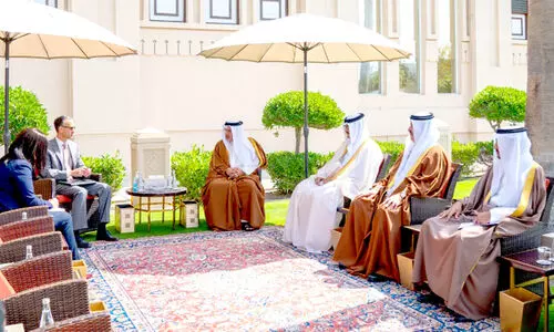 പു​തി​യ അ​മേ​രി​ക്ക​ൻ അം​ബാ​സ​ഡ​ർ​ക്ക് സ്വീ​ക​ര​ണം