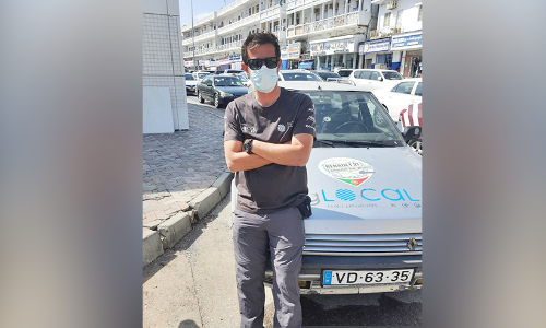 കാ​റി​ൽ ഉ​ല​കം​ചു​റ്റി കാ​ര്‍ലോ​സ്​