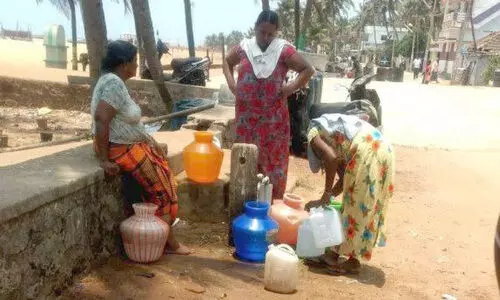 തീരദേശത്ത്​ കുടിവെള്ളം കിട്ടാക്കനി
