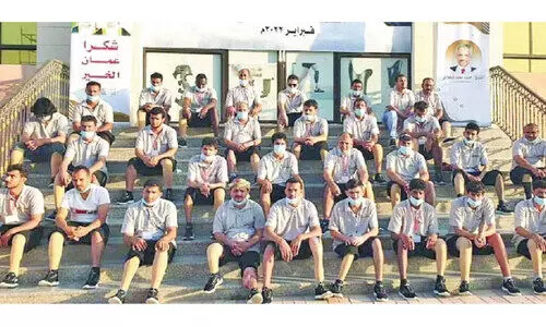 ഒ​മാ​ന്‍റെ ക​രം​പി​ടി​ച്ച്​ അ​വ​ർ വീ​ണ്ടും ന​ട​ന്നു​​തു​ട​ങ്ങി...