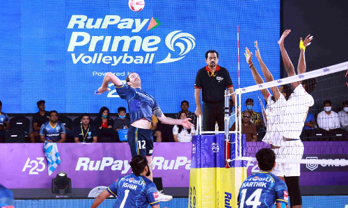 പ്രൈം വോളിബോള്‍ ലീഗ്: അഹമ്മദാബാദിന്റെ സ്മാഷില്‍ കൊച്ചി സ്‌പൈക്കേഴ്‌സ് പുറത്ത്