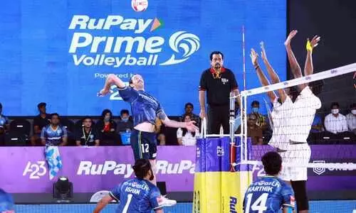 പ്രൈം വോളിബോള്‍ ലീഗ്: അഹമ്മദാബാദിന്റെ സ്മാഷില്‍ കൊച്ചി സ്‌പൈക്കേഴ്‌സ് പുറത്ത്