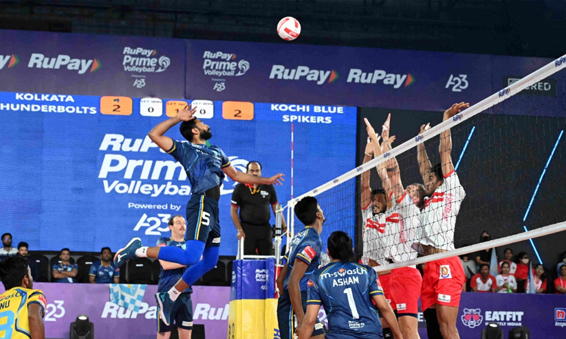 പ്രൈം വോളിബാള് ലീഗ്: കൊച്ചിയെ വീഴ്ത്തി കൊല്ക്കത്ത രണ്ടാമത് പ്രൈം വോളിബാള് ലീഗ്: കൊച്ചിയെ വീഴ്ത്തി കൊല്ക്കത്ത രണ്ടാമത്