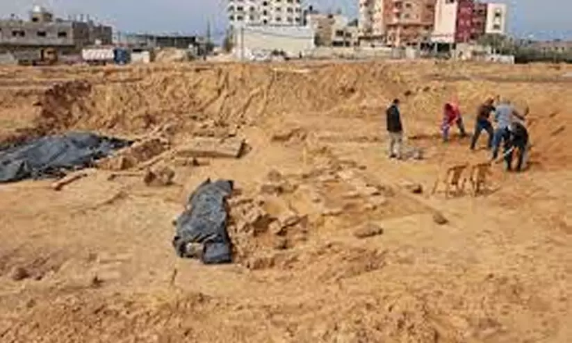 ഗസ്സയിൽ റോമൻ കാലത്തെ ശവകുടീരം കണ്ടെത്തി ഗസ്സയിൽ റോമൻ കാലത്തെ ശവകുടീരം കണ്ടെത്തി