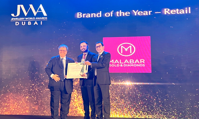 മലബാര് ഗോൾഡിന് ബ്രാന്ഡ് ഓഫ് ദ ഇയര് റീട്ടെയില് പുരസ്കാരം മലബാര് ഗോൾഡിന് ബ്രാന്ഡ് ഓഫ് ദ ഇയര് റീട്ടെയില് പുരസ്കാരം