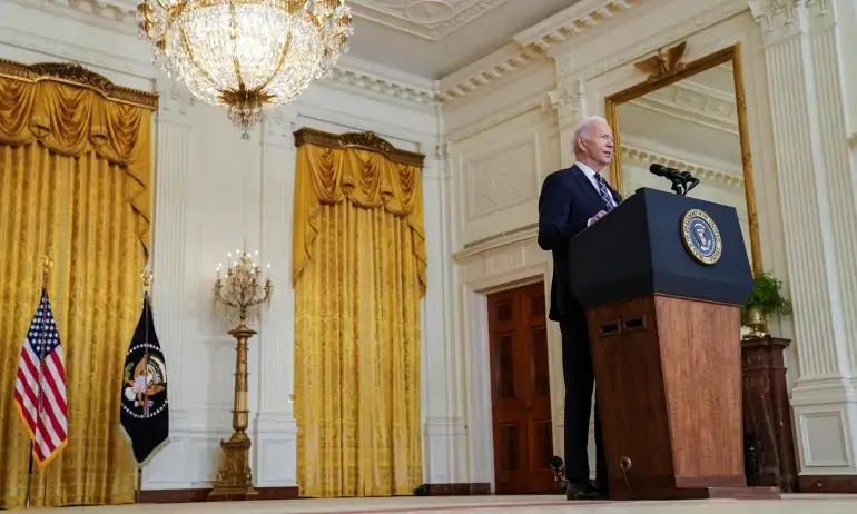 റഷ്യ അധിനിവേശം തുടർന്നാൽ ശക്തമായ സാമ്പത്തിക ഉപരോധവും തുടരും -ബൈഡൻ