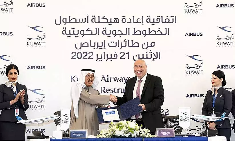 കുവൈത്ത്​ എയർവേസ്​ മൂന്നു​ വിമാനങ്ങൾക്ക്​ ഓർഡർ നൽകി