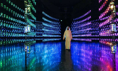 ഫ്യൂച്ചർ മ്യൂസിയത്തിൽ ശൈഖ്​ മുഹമ്മ​ദിന്‍റെ സന്ദർശനം