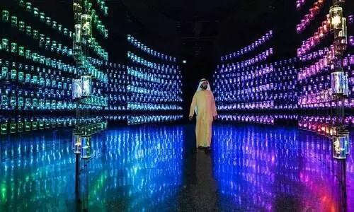 ഫ്യൂച്ചർ മ്യൂസിയത്തിൽ ശൈഖ്​ മുഹമ്മ​ദിന്‍റെ സന്ദർശനം