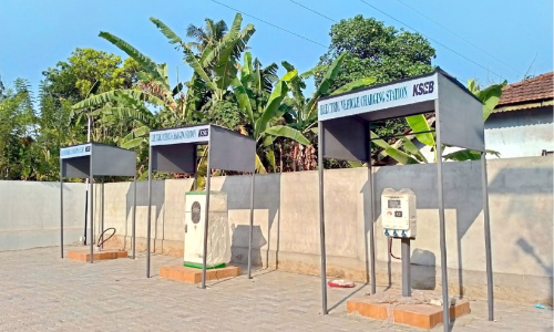 Vehicle charging station at Pallam is in the final stages